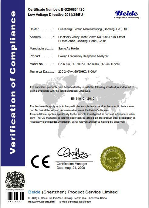 Transformer Winding Deformation Tester
